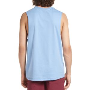 Chaleco de culturismo personalizado para hombre, camiseta sin mangas de algodón transpirable, para correr - Product Image 4