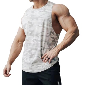 เสื้อกล้ามระบายอากาศ แห้งเร็ว ทรงสปอร์ต คอกลม สำหรับเพาะกาย ทรงหลวม น้ำหนักเบา ผ้าถัก เสื้อกล้ามผู้ชาย - Product Image 1