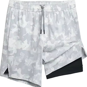 Flexible Lightweight Shorts Men Double <b>Layer</b> Performance Shorts Gym Training Shorts Men Double <b>Layer</b> Gym Shorts - Product Image 1