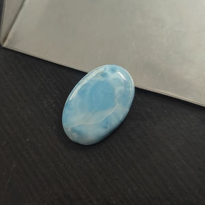 1 unidad de Larimar Natural 24x16mm cabujón ovalado 15,2 Cts Iroc ventas alta calidad genuina piedra preciosa suelta cabina al por mayor US $7,2 - Product Image 2