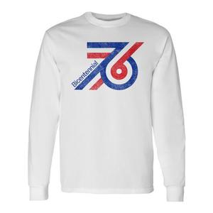 T-shirt promozionale a maniche lunghe Bicentennial Vintage 1976 America 200 Years - Product Image 1