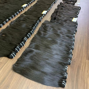 100% Extensions de cheveux Remy droites naturelles cuticule de haute qualité modèle de cheveux crus cambodgiens vietnamiens HD faisceaux de cheveux humains en vrac - Product Image 1