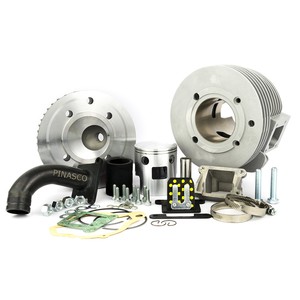 Kit cylindre à clapets en aluminium 2 temps Nordkapp New Pinasco pour têtes de cylindre de scooter/moto Farobasso 160cc - Product Image 1