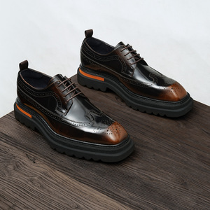 Chaussures mocassins en cuir de veau avec détails cousus à la main et soutien de la voûte plantaire, chaussures de ville pour hommes - Product Image 3