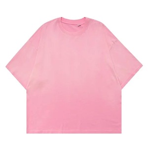 Camiseta de Hombre de Alta Calidad, Tejido Jersey Transpirable, 100% Algodón, Manga Corta, Estilo Vintage Lavado al Ácido, Talla Grande - Product Image 3
