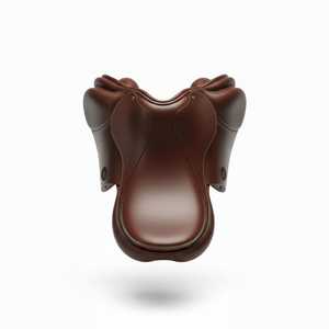 Silla de Montar Inglesa de Cuero Genuino Marrón de Primera Calidad - Silla Ecuestre Profesional para Salto y Eventing - Product Image 2