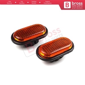 BSP747 2 Piezas Lámpara Indicadora Lateral Ámbar 7700847333 para - Product Image 6