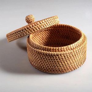 Grand panier de rangement en rotin tissé pour aliments, nouvel organisateur de fruits et pain - Product Image 3