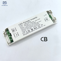 Alimentation à découpage 60W 12V / 24V certifiée CB TUV, transformateur AC/DC pour éclairage LED de miroir et bandes LED