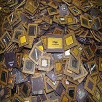 Pour processeur Xeon Gold 6200, composants électroniques de bureau neufs, puces carrées plaquées or, assortiment de rebuts