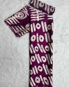 Tela de algodón estampada con cera Africana vibrante para mujer, ropa de moda y artesanías hechas en Libia - Product Image 3