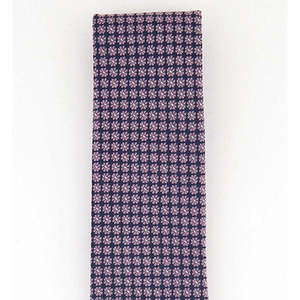 Cravatta Floreale con Tulipani Rosa per Uomo, Taglia Regolare, Cotone e Seta con Poliestere, Accessorio Elegante per Completo, Confezionata in Scatola Regalo - Product Image 2
