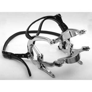 Espéculo Dental Millenium, mordaza profesional para boca de caballo, marco de acero inoxidable resistente, pantalones de cuero duraderos ajustables - Product Image 1
