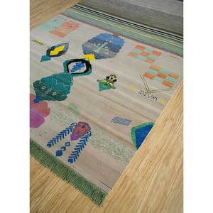 Tapis Manchaha en laine et soie de bambou noué à la main 3D, motif abstrait, pour entrée de maison, couloir rectangulaire, modèle Les-1175 9x12 pouces - Product Image 2