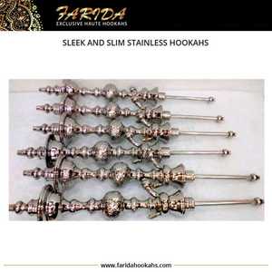 Cachimbas de Acero Inoxidable Estilo Egipcio de Primera Calidad en Oferta, Mini Shisha para Fumar, Acabado Lacado de Lujo, Material de Latón, Farida - Product Image 4
