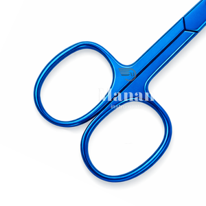 Tijeras Profesionales para Cutículas de Acero Inoxidable Azul, Herramienta de Precisión para el Cuidado de las Uñas con Punta Afilada y Construcción Duradera - Product Image 3