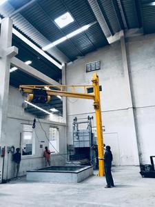 เครนคานหมุนแบบเต็มรูปแบบเกรดอุตสาหกรรมพร้อมรอกยกที่มีมอเตอร์5ตันแกนเครื่องยนต์ - Product Image 5