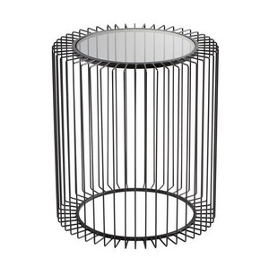 Iron Frame Coffee <b>Table</b> Luxury Home Furniture Rustic Antique Bed <b>Sofa</b> End <b>Side</b> <b>Table</b> Cross Metal Modern Black Customized TQC - Product Image 4