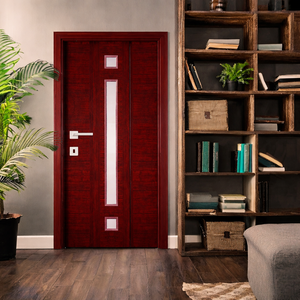 Industrial fire rated egress door steel emergency exit with panic bar for chemical plants processing units and safety pathways - Product Image 1