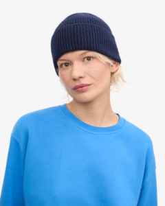 Beanies หมวกแบบสวมหัวสีฟ้าของผู้ผลิต - Product Image 5