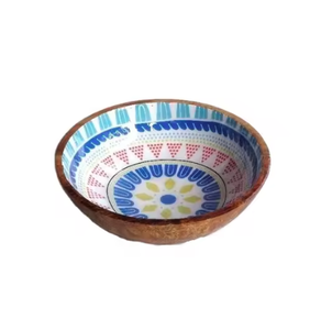 Bols en bois à imprimé émaillé de qualité supérieure pour servir de la vaisselle bols à salade à prix raisonnable - Product Image 4