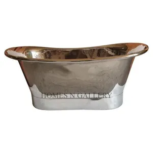 Amazing Design Affordable Price Attractive Design Hammered Antique Patina Finishing Freestanding Pure Cooper Bathtub