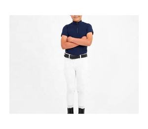 Nouveau Design personnalisé vêtements équestres pour enfants chemises équestres personnalisées à demi-fermeture éclair pour petits coureurs - Product Image 6