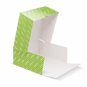 Cajas de cartón para pasteles mod. SAVOIR 4 puntos de pegamento - Personalizado - 33 x 33 Blanco Sin color - Product Image 1