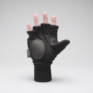 Gants mitaines en polaire doux avec revers élastique, doublure pour temps froid FMG100 - Product Image 3