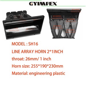 ท่อลำโพงแบบ Line Array ขนาด 2*1 นิ้ว 255*190*230 มม. ทวีตเตอร์ขนาด 1 นิ้ว อุปกรณ์เสริมลำโพง PA ฮอร์นลำโพง - Product Image 6
