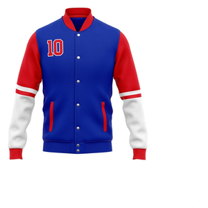Chaqueta Deportiva de Invierno de Lona con Estilo Moderno Personalizada, Chaqueta de Béisbol Transpirable de Secado Rápido con Fibra de Bambú para Hombre - Product Image 1