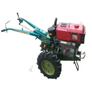 Mini Farm 2 Wheel Power Tiller Walking Tractor Rice Field Hand Operate Mini Tractor In Pakistan