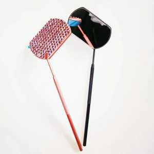 กระจกแต่งขนตาทรงหัวใจ 3 เท่า ชุบทอง สแตนเลส ประดับเพชรหรูหรา ระยิบระยับ - Product Image 3