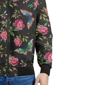 Blouson aviateur pour hommes de style de rue à motif personnalisé de haute qualité respirant confortable vêtements d'hiver durables - Product Image 6