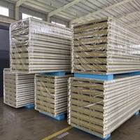 Maßgefertigte Steinwolle-Sandwichpaneele Feuerfeste Isolierte Wand- und Dachpaneele für Stahlkonstruktionen Industriegebäude-Lieferant