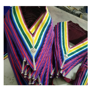 Faja completa de la Orden Masónica de Eastern Star OES, juego de 5 hechos a mano en tela de seda, COLLAR DE CADENA Y JOYA AZUL BORDE OSCURO ORO - Product Image 6