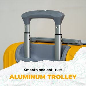 Nuevo estilo traje funda juegos de equipaje para viajes al aire libre Abs 221 equipaje maleta personalizada marca mujer maleta hecha en Vietnam - Product Image 2