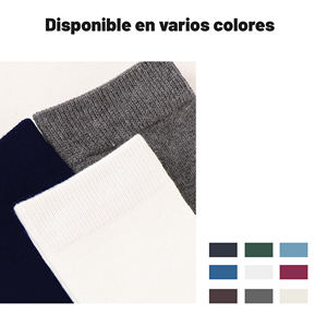 Calcetines Clásicos Transpirables de Punto, 80% Algodón, Corte Bajo, Paquete de 6 Pares, Hasta la Rodilla, para Uso Diario en Primavera, para Niños, Niñas y Adultos - Product Image 2