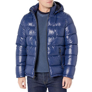 Hommes Mode Nouveau Design Veste d'hiver rembourré brillant Rembourrage chaud Bomber à bulles en gros Doudounes - Product Image 1