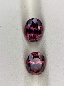 พลอยเพทายธรรมชาติทรงรีเจียระไนคู่ สำหรับทำเครื่องประดับ - Product Image 3