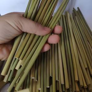 Pailles jetables écologiques vietnamiennes en herbe, certifiées CE, couleur naturelle, multi-usages, accessoires de bar pour bouteille de vin, tasse, boîte - Product Image 5