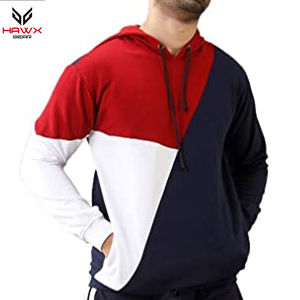 Léger séchage rapide hommes pull à capuche mode impression hiver saison polaire tissu doublé solide brodé ODM en gros pour - Product Image 4