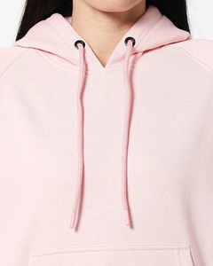 Sweats à capuche en toile pour femmes tendance, faits sur mesure, doublés, avec logo sur la capuche, respirants, anti-boulochage, pour une utilisation en extérieur, très bon marché - Product Image 5