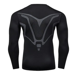 Camiseta de Compresión de Manga Larga para Hombre, Ecológica, de Secado Rápido, Personalizable, UPF50+, Antibacteriana, para Gimnasio y Grappling, Venta al Por Mayor - Product Image 2