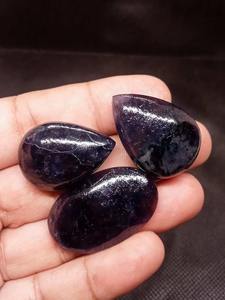 Pierre précieuse en vrac d'iolite violette bleue naturelle à forte demande pour les cristaux de guérison de bijoux personnalisés disponibles meilleur prix modèle UDGEMS - Product Image 5