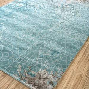 พรมขนนุ่มผ้าวิสคอสมือพิมพ์ลายสำหรับสวดมนต์ห้องนอนห้องนั่งเล่นโรงแรมสำนักงานซักได้ - Product Image 3