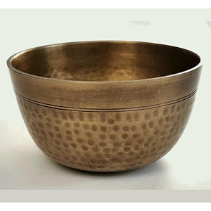 Cuencos Tibetanos de Acero Inoxidable Pulido de Amazon, Artesanía Tibetana Auténtica, Meditación, Yoga, Sanación con Sonido, Energía Equilibrada, Suave - Product Image 1