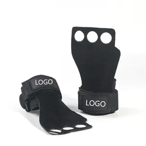 Personalizado Crossfit Ultra Hand Grips Ginástica Levantamento apertos com furos design personalizado Puxar Ups Palm proteção mão grip Unisex