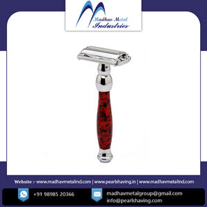 Maquinilla de afeitar de seguridad de doble filo, maquinilla de afeitar recta hecha a medida para hombres, cuchillas de afeitar - Product Image 4