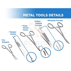 Kit de entrenamiento de inyección y práctica de sutura multifuncional recién llegado para estudiantes de medicina por instrumentos Surgiright - Product Image 2